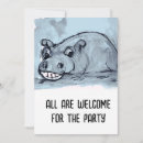 Search for hippo invitations Party