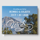 Search for mountain wedding guest books Landscape