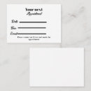 Search for doctor appointment cards Minimalist