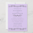 Search for time wedding invitations Purple
