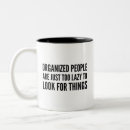 Search for organisation mugs Organised