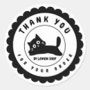 Search for funny black cat stickers Kitty