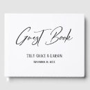 Search for message wedding guest books Black and white