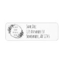 Search for print return address labels Flowers