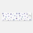 Search for polka dots bumper stickers White