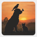 Search for cat and butterflies stickers Kitten