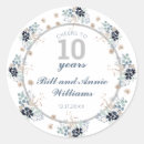 Search for 10th anniversary stickers Vow renewal