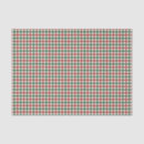 Search for red gingham tissue paper Vintage