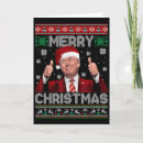 Search for donald trump christmas cards Santa