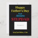 Search for for step dads cards Typography