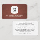 Search for psychotherapy business cards Counsellor