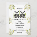 Search for panda bear baby shower invitations Adorable
