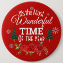 Search for new year buttons badges Santa claus