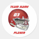 Search for red football stickers Helmet