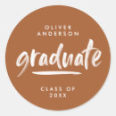 Search for round graduation stickers Simple