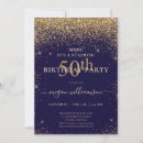 Search for purple glitter birthday invitations Script