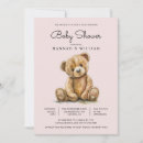 Search for blush baby girl shower invitations Minimalist