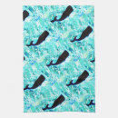 Search for whale tea towels Under the sea