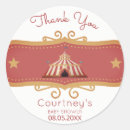 Search for carnival baby shower stickers Red