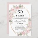 Search for elegant 50th anniversary invitations Classic