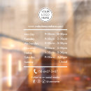 Search for glass window decals Opening hours