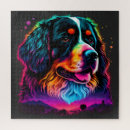 Search for bernese mountain dog puzzles Watercolor