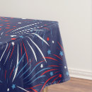 Search for red white and blue tablecloths America