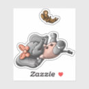 Search for happy elephant stickers Cartoon