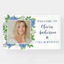 Search for 75th birthday banners Floral