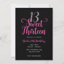 Search for sweet 13 birthday invitations Elegant