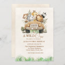 Search for trendy 1st birthday invitations Wild one birthday