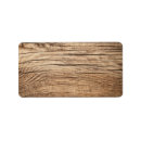 Search for wood planks return address labels Brown