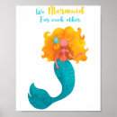 Search for mermaid quotes posters Wall