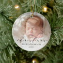 Search for my first christmas tree decorations Typography