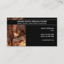 Search for african business cards Food