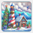 Search for coastal christmas stickers Blue