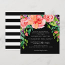 Search for hot pink wedding invitations Black and white