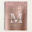 Search for lashes planners Rose gold glitter
