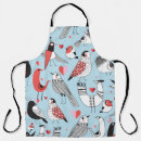Search for funny bird aprons Illustration