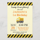 Search for bulldozer birthday invitations Construction