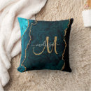 Search for teal gold cushions Agate