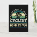 Search for cycling birthday cards Cyclist