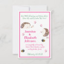 Search for twin baby girl shower invitations Woodland