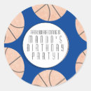 Search for basketball birthday stickers Watercolor