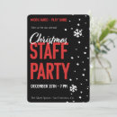 Search for staff party invitations Modern