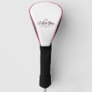 Search for valentines day golf head covers I love you
