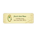 Search for celtic wedding return address labels Shamrock