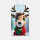 Search for cute reindeer gift tags Funny