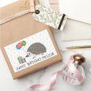Search for cartoon hedgehog stickers Birthday