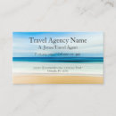 Search for travel agency business cards Beach